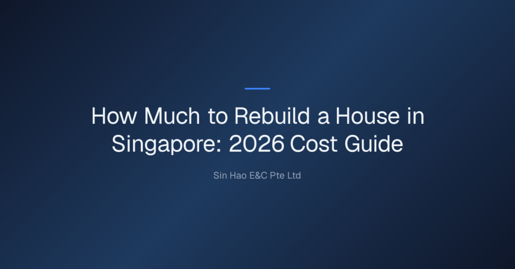 How Much To Rebuild A House In Singapore: 2026 Cost Guide 5 How Much To Rebuild A House In Singapore? — How Much To Rebuild A House In Singapore: 2026 Cost Guide