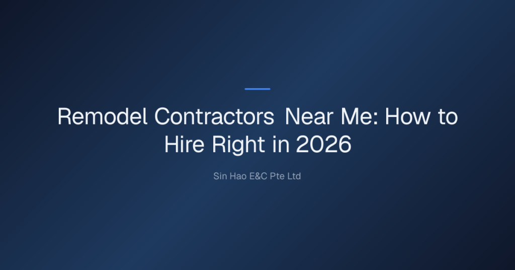 Remodel Contractors Near Me: How To Hire Right In 2026 8 Remodel Contractors Near Me — Remodel Contractors Near Me: How To Hire Right In 2026