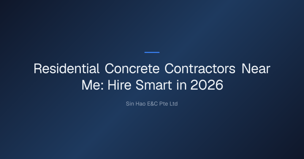 Residential Concrete Contractors Near Me: Hire Smart In 2026 6 Residential Concrete Contractors Near Me — Residential Concrete Contractors Near Me: Hire Smart In 2026